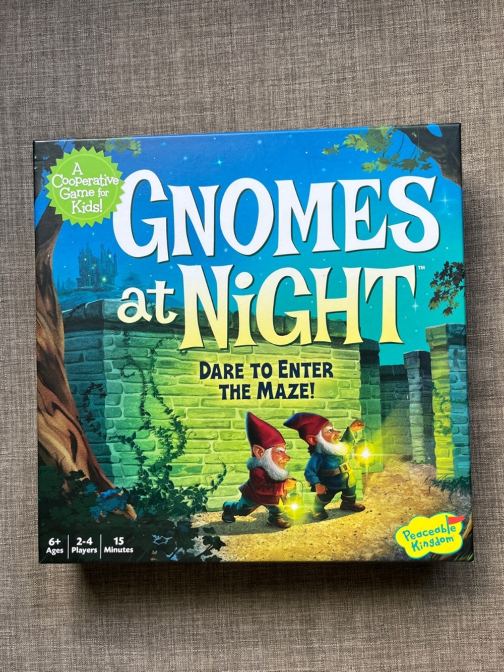 2 Peaceable Kingdom Cooperative Board Games Gnomes at Night & Race to Treasure - Picture 11 of 16